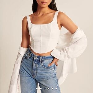 NWT A&F corset crop size XXS